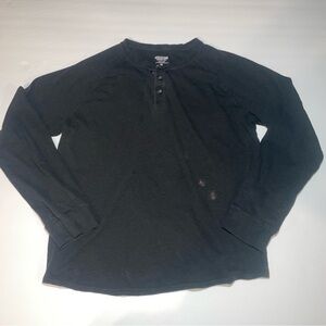 XL black Mossimo long sleeve Henley